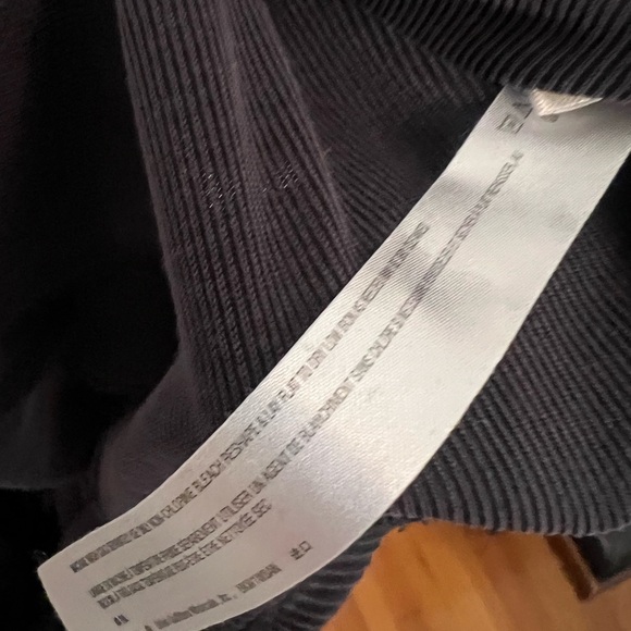 Anthropologie ribbed navy tapered ankle casual pants in 2X - Picture 9 of 10